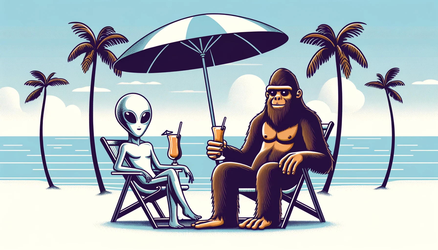 Beach hangout with the crew