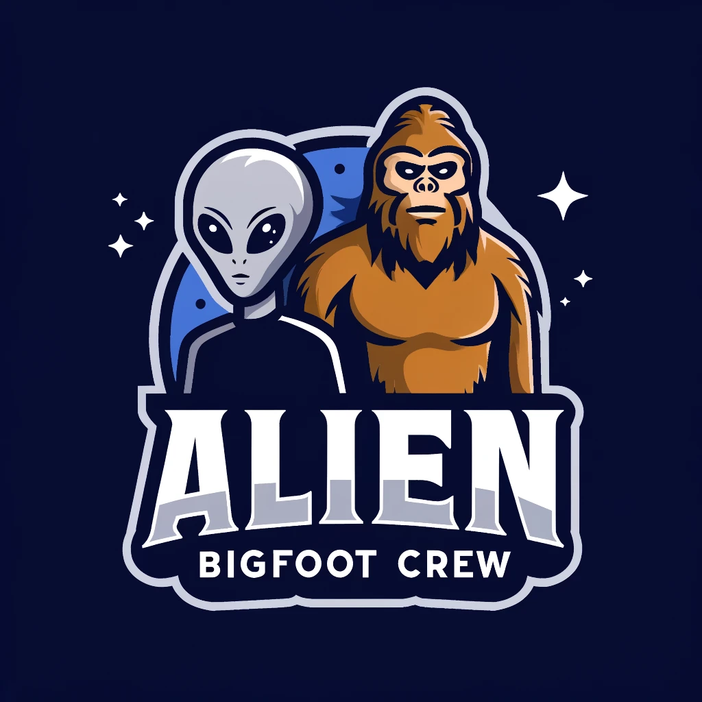Alien Bigfoot Crew badge